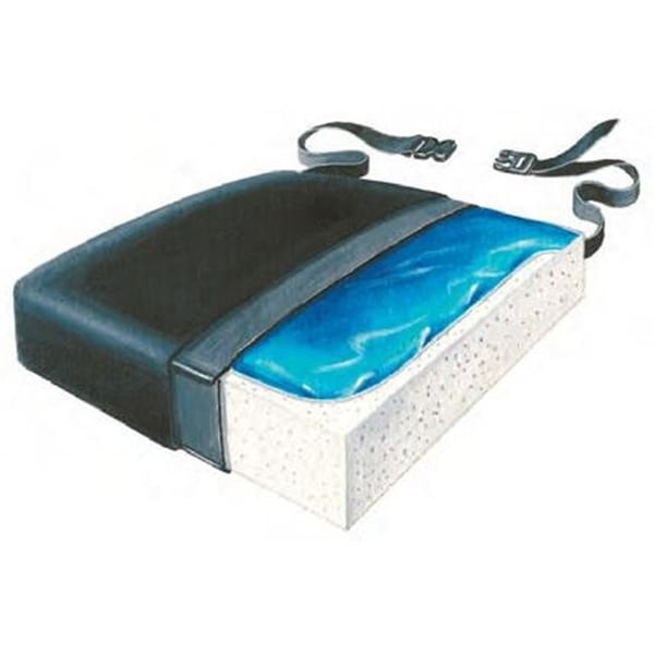 Skil-Care Skil-Care 915137 3 x 28 x 20 in. Bariatric Gel-Foam Cushion with LSI Cover 915137 - main